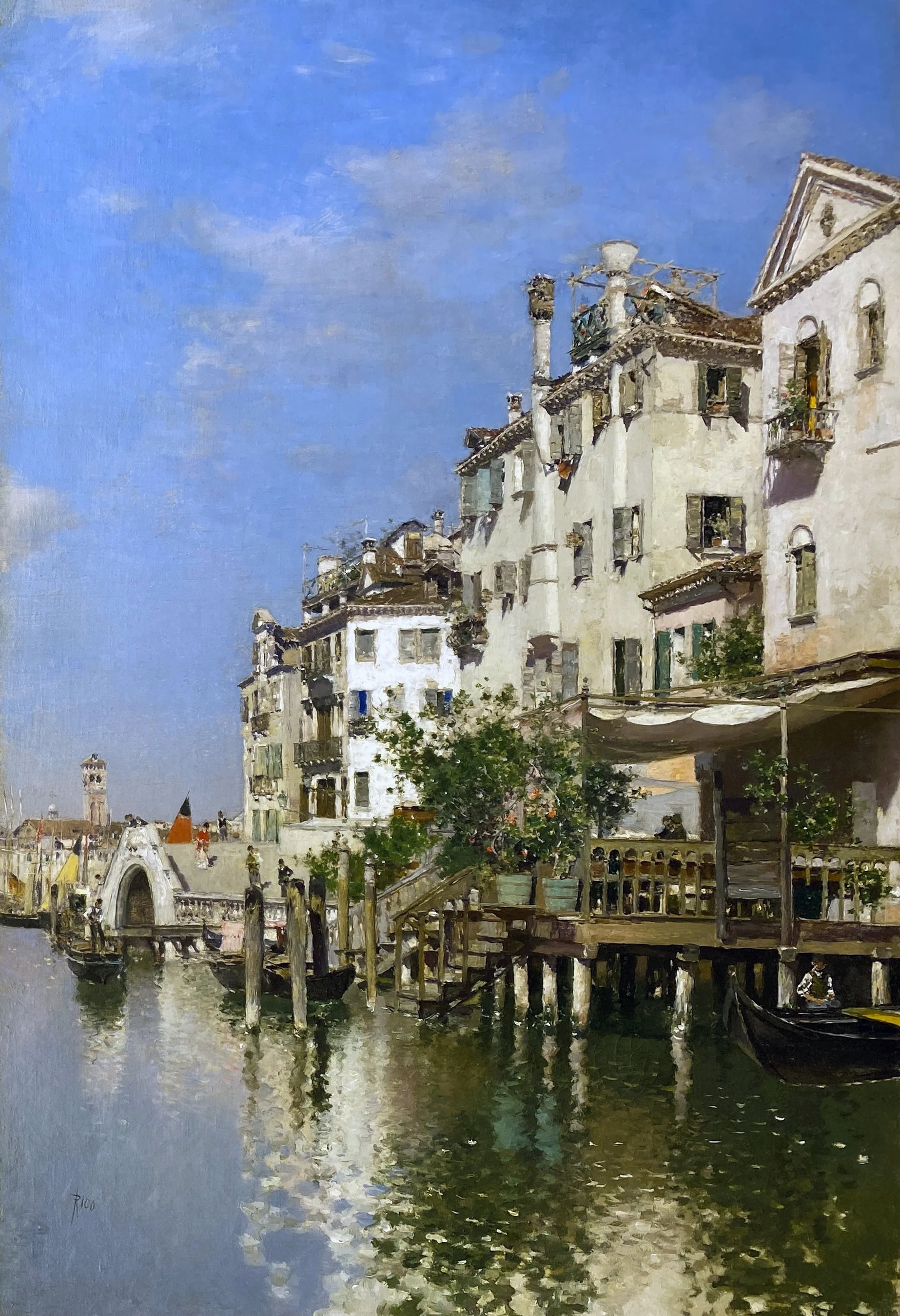 Martin Rico Y Ortega、希少な額装用画集より、新品額装付 Martin Rico Y Ortega、希少な額装用画集より、新品額装付 Martin Rico Y